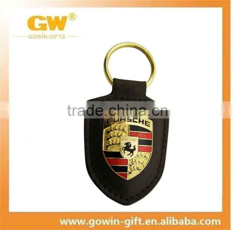 Promotional leather keychain,leather keyring,leather key holder
