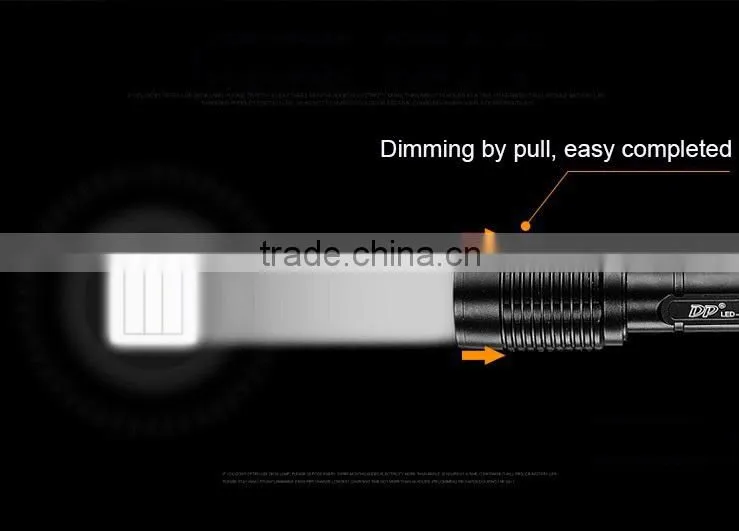 waterproof alluminum alloy high power led torch light 2000lm