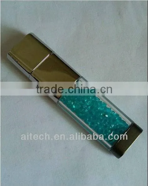 Cheap samrtphone touch crystal pen usb with high quality with 8GB