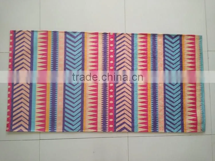 custom jet printing chenille mat