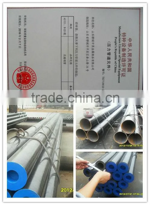 ASME B16.9,1/2''-40'' SCH40 DN400 welded seamless steel pipe