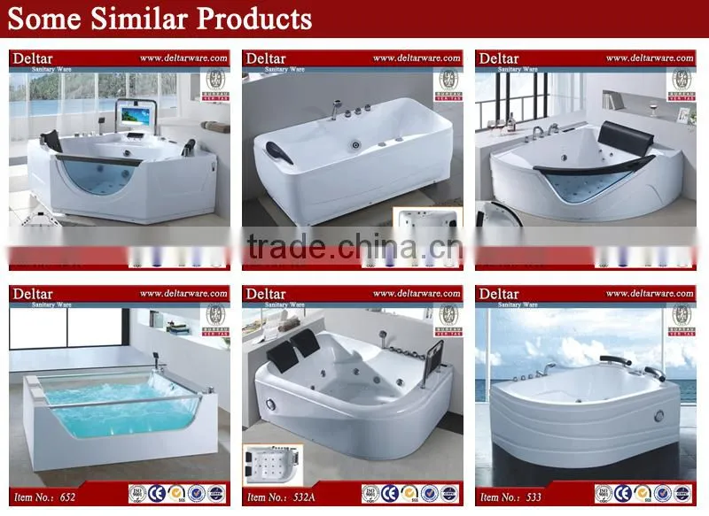 massage bathtub price, double whirlpool bathtubs, China bathtub with arm and head rest