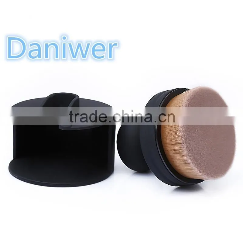 New Arrival O! Circle Oval Brush Style Foundation Makeup Air Brush Loose powder Synthetic Hair Brush Big One