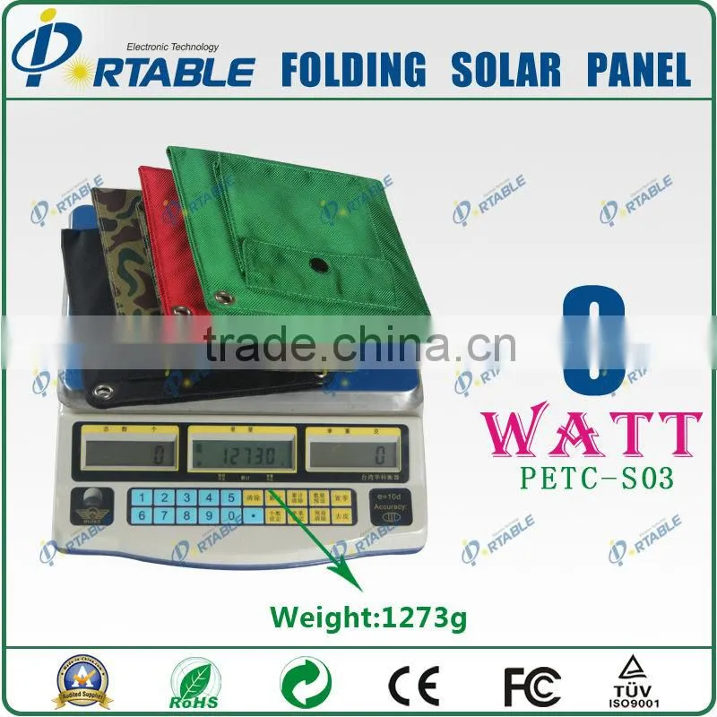 3W Folding Mini Solar Charger for Phones portable solar charger