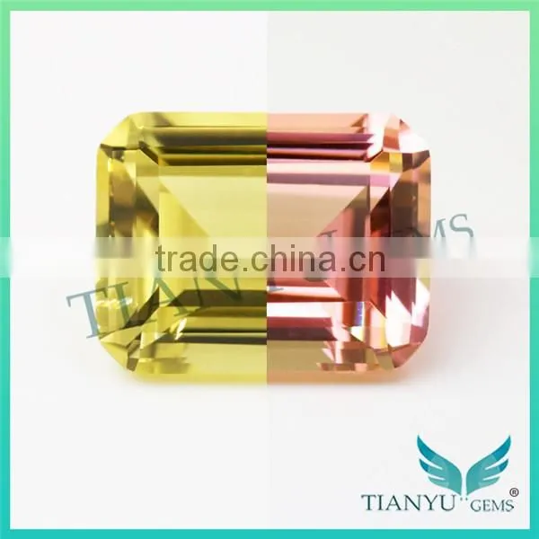 Gemstone Processing #204 Emerald Cut Nano Sital Gem Stones Wholesale price