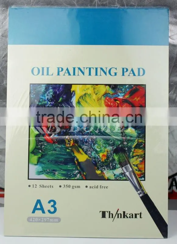 A3 oil painting pad canvas pad