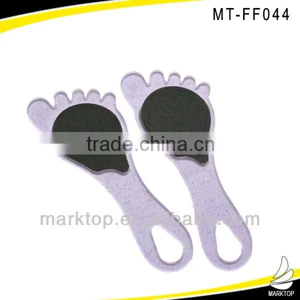 Cute purple foot shape sandpaper foot file