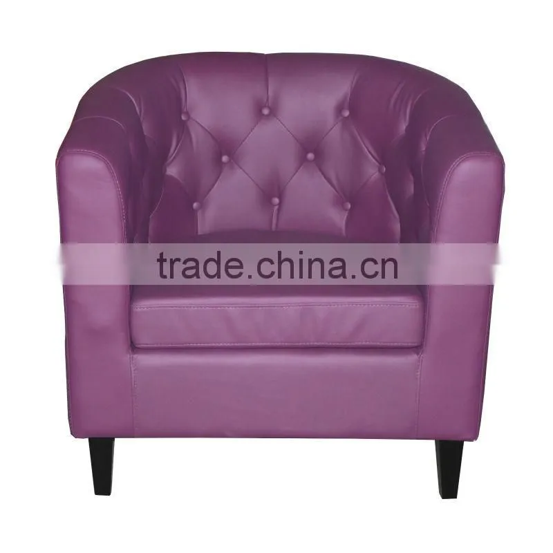 modern leather comfortable tub chair