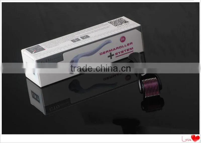 GTO factory direct sale 540 needles skin care derma roller 0.2-3.0mm