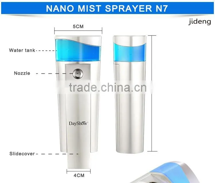 Handy mist rechargeable nano professional facial steamer