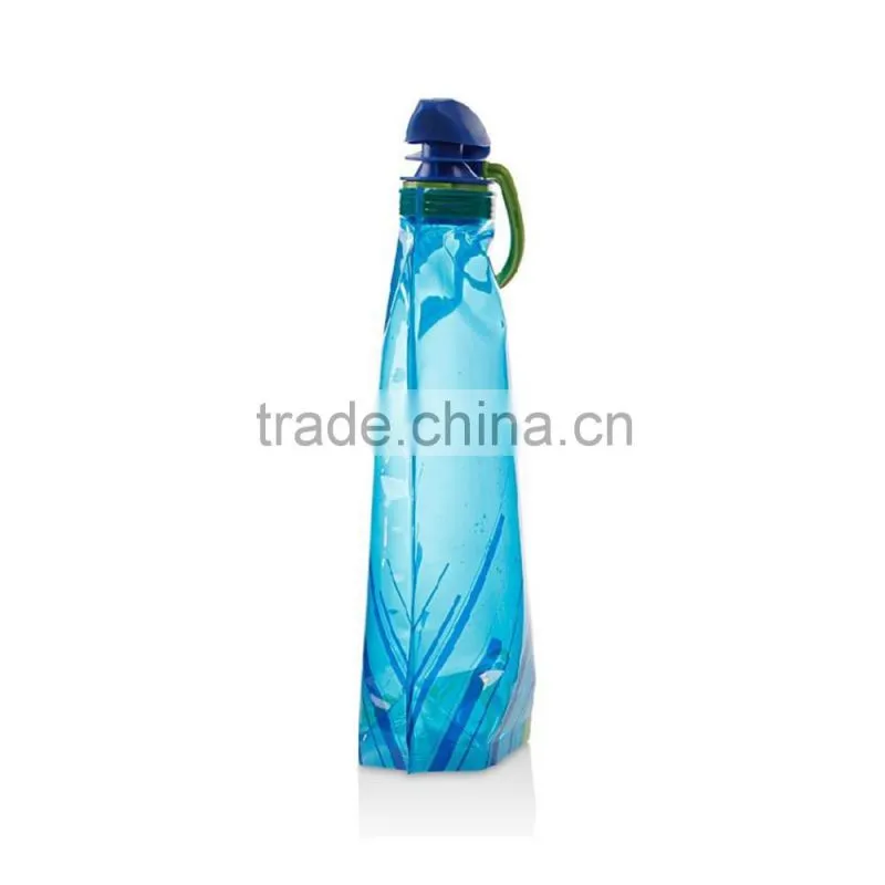plastic sports drink foldable water spout pouch