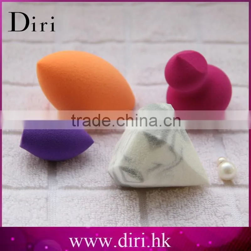 diamond shape makeup sponge puff latex free diamond makeup blender sponge