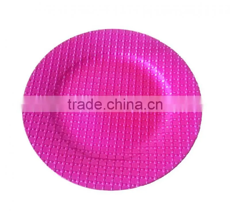 GRS Wholesale Cheap PP Charger Plates