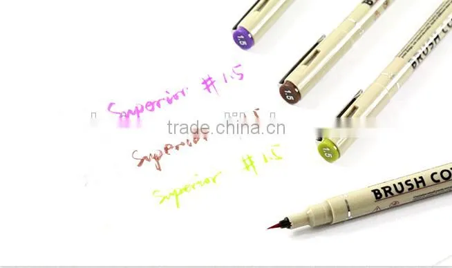 Factory wholesale Micro pen water base ink colorful