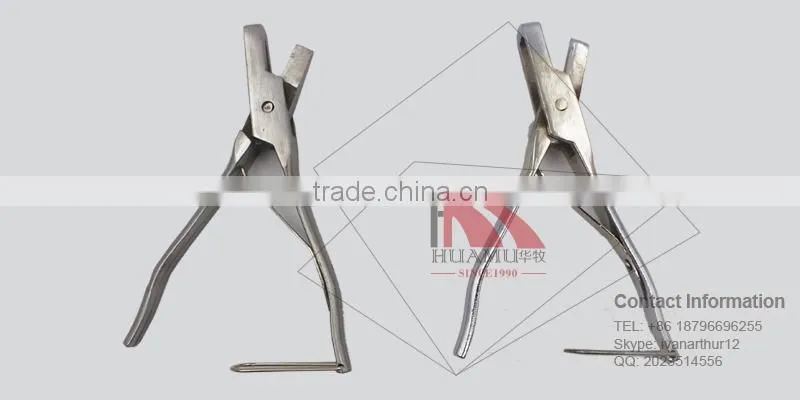 pig ear notcher in V style150*40 mm