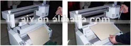 Wireless double heating glue binding machine/desktop glue machine/small type glue machine