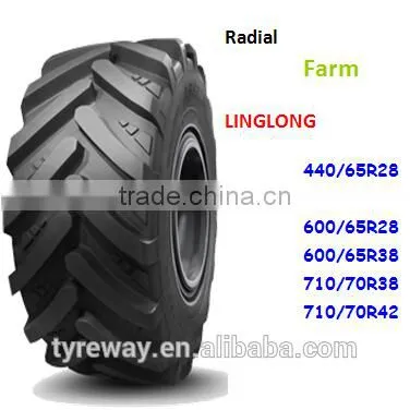 Radial agricultural tire