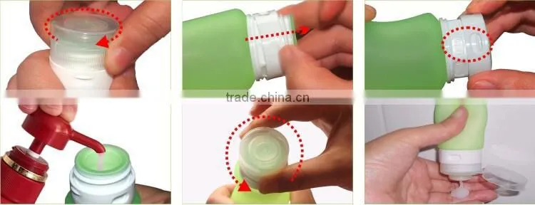 China factory soft squeeze bottle TSA Travel set bottles