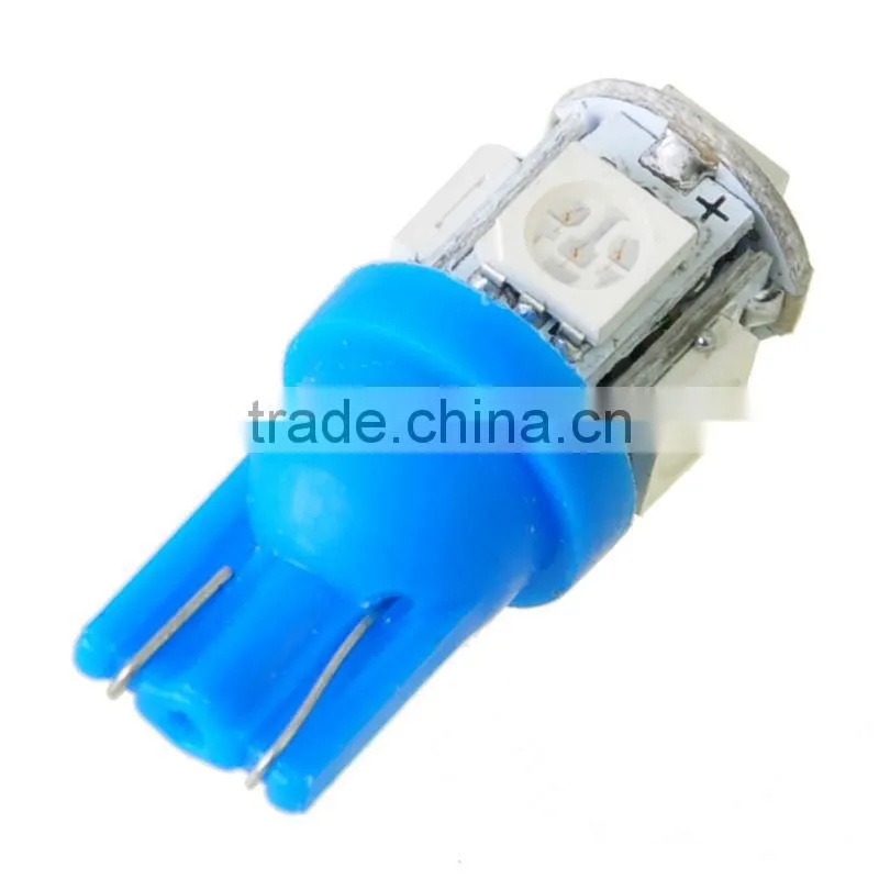 Online Shopping 10Pcs one Pack T10 Wedge 5-SMD 5050 LED Car Light bulbs 192 168 194 2825 W5W DC 12V Blue Color Light