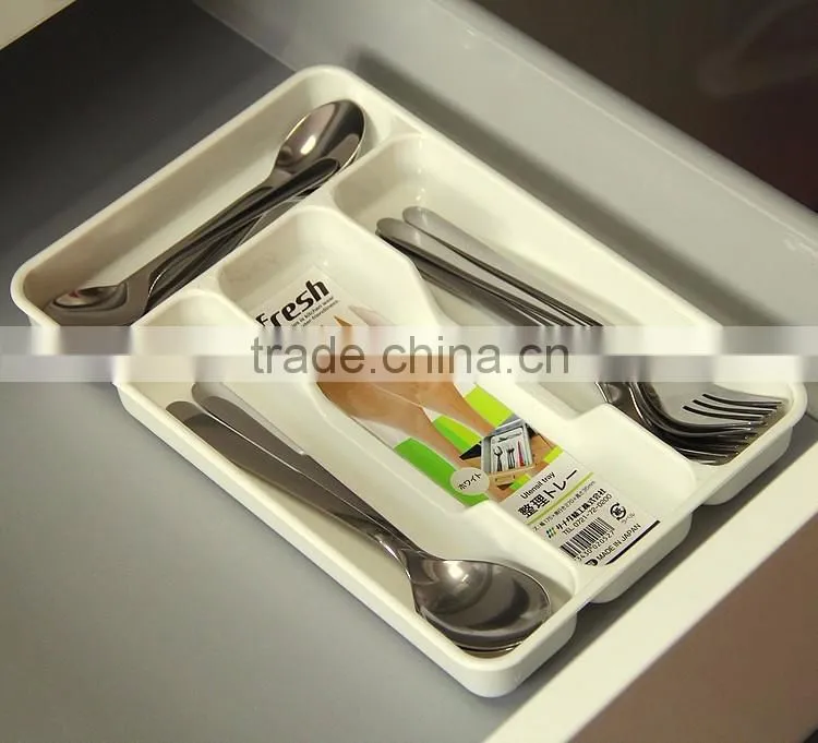 Kitchen Drawer Plastic Cutlery Tray