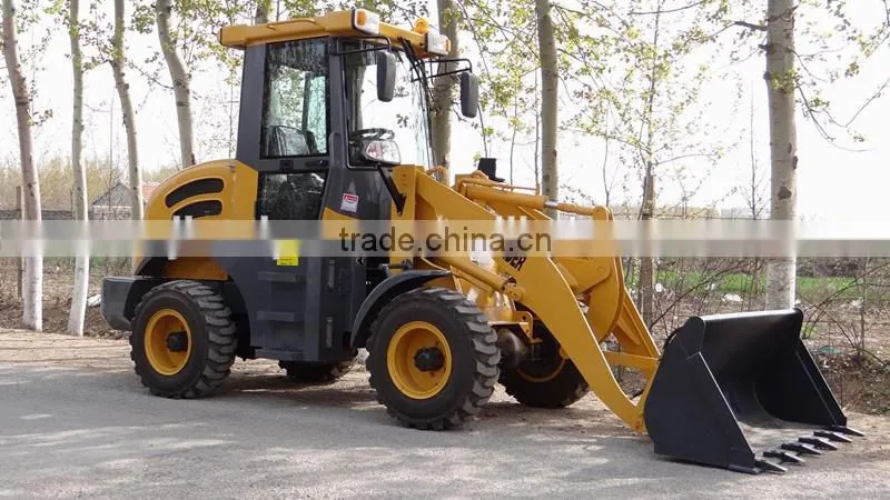 China small wheel loader JT912, ZL12F with A/C, Quick hitch and attachments