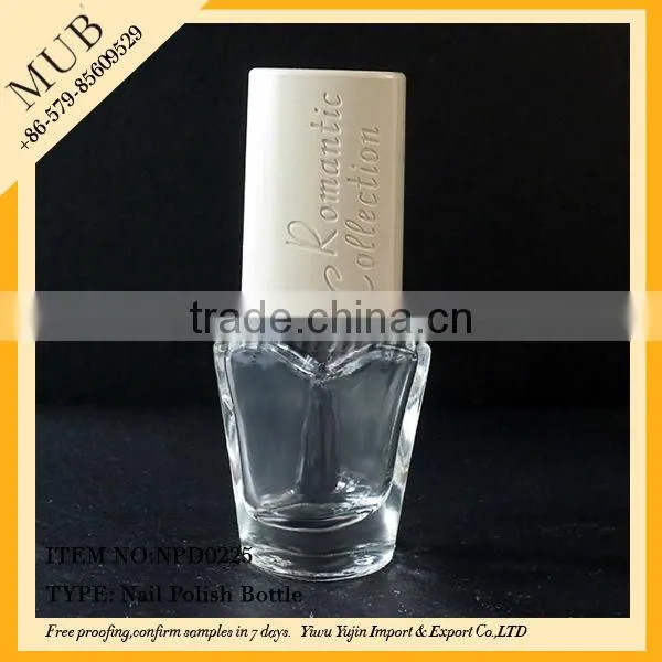 5/10ml glass empty nail polish bottles with different cap type
