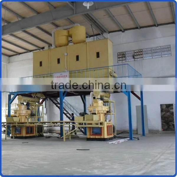 Vertical ring die pellet mill 8mm 1 ton per hour