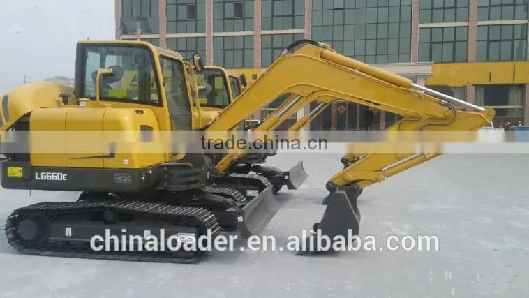cheap hydraulic excavator for sale with China Brand LG660E