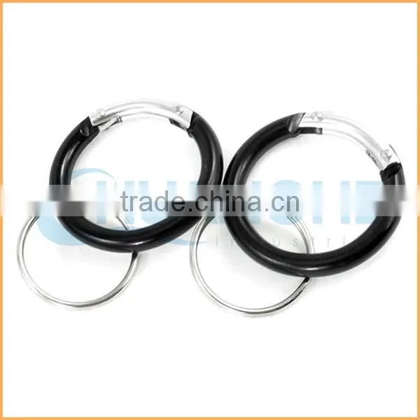 Fashion High Quality zinc coated carabiner with safety nut and screw