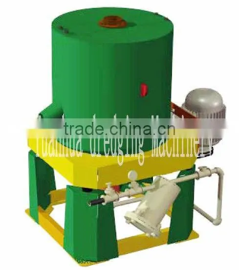 Gold dredger with high efficiency concentrator