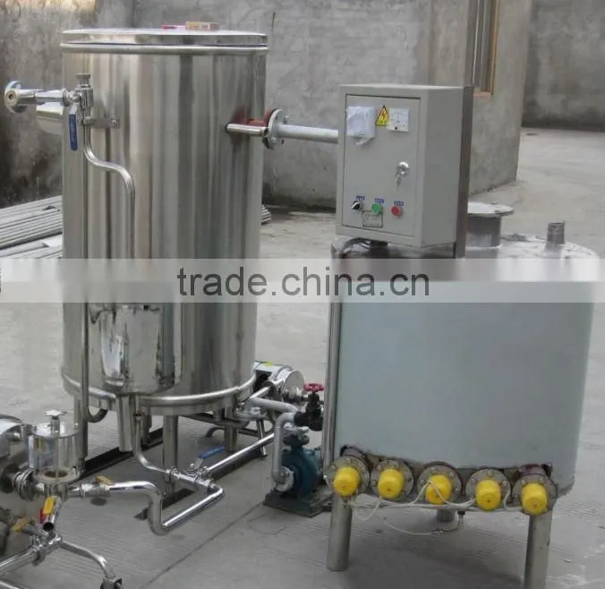1000LPH steam heating UHT sterilizer