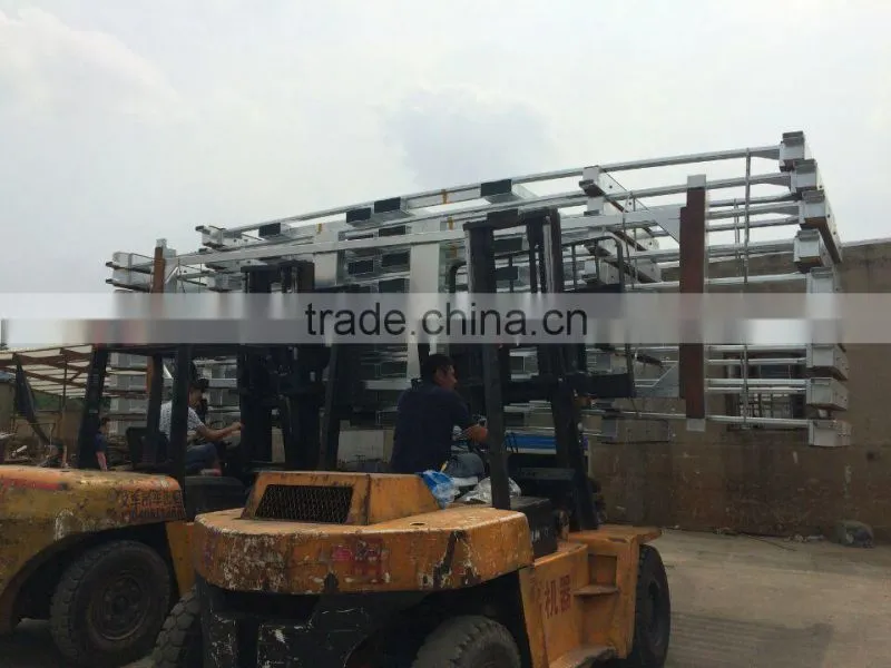 Steel transport Pallet billet with wood inside