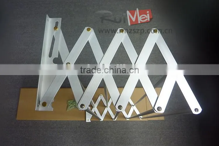 solid metal folding towel display rack