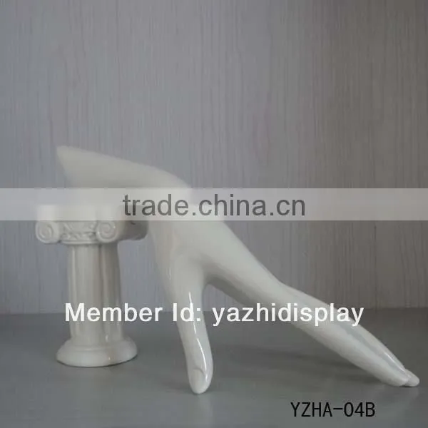 2015 hot sale fiberglass roman column mannequin hand jewelry diaplay