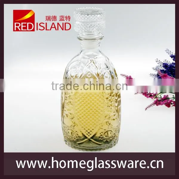 Decanter Vintage Glass Liquor Whiskey Crystal Bottle