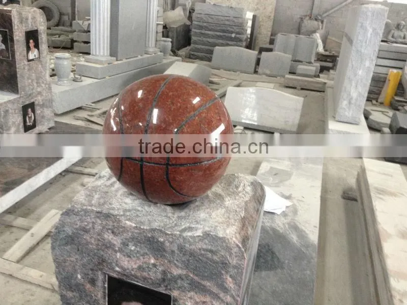 Imperial red granite basketball