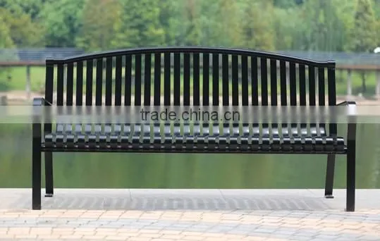Arlau Outdoor steel iron benches for public park