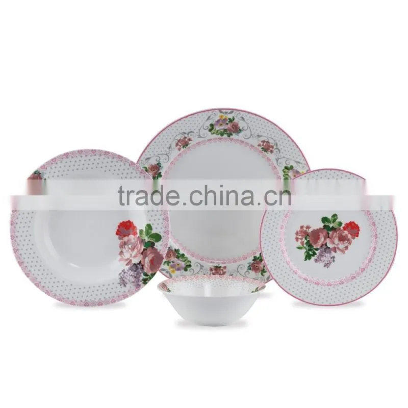 Fine porcelain 12pcs/16pcs/24pcsdinner set ceramics dinnerware