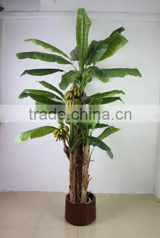 fake plastic plant green palm and banana trees suppliers