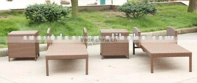 Innovative rattan chaise lounge