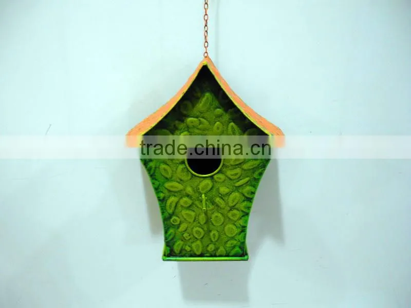 Garden series cheap metal crafts bird house