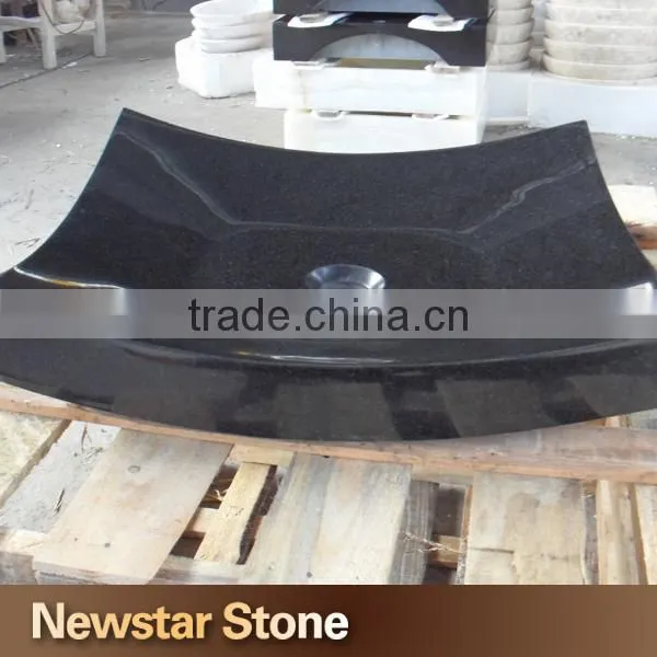 Chinese polished natural stone granite kitchen sink