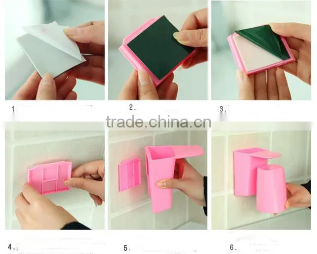 Good Quality Bathroom Products SuctionCup Toothbrush Holder Wholesale