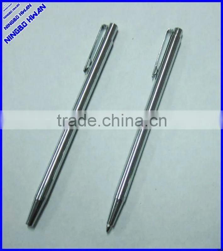 High quality aluminium barrel promotional thin metal ballpoint pen