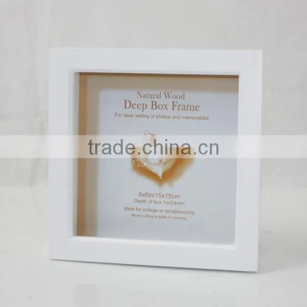 2016 wholesale wooden photo frame, cheap wooden picture photo frame W09A018
