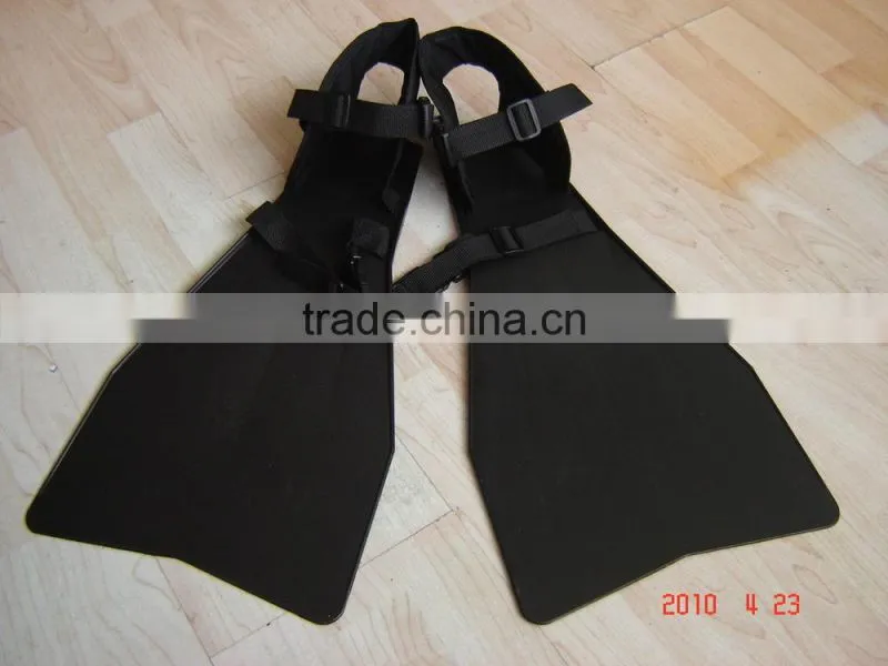 Belly boat fins