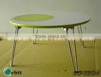 small folding round coffee table