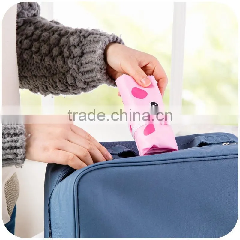 Cute Eco Reusable Nylon folding Foldable Shopping Bag
