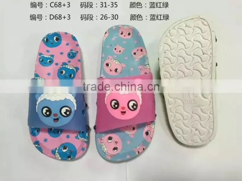 Chinese famous carton carton character pretty ship slipper for boys and girls