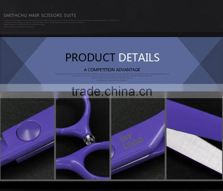 Professional Hair scissors set with teflon coating barber scissors kit